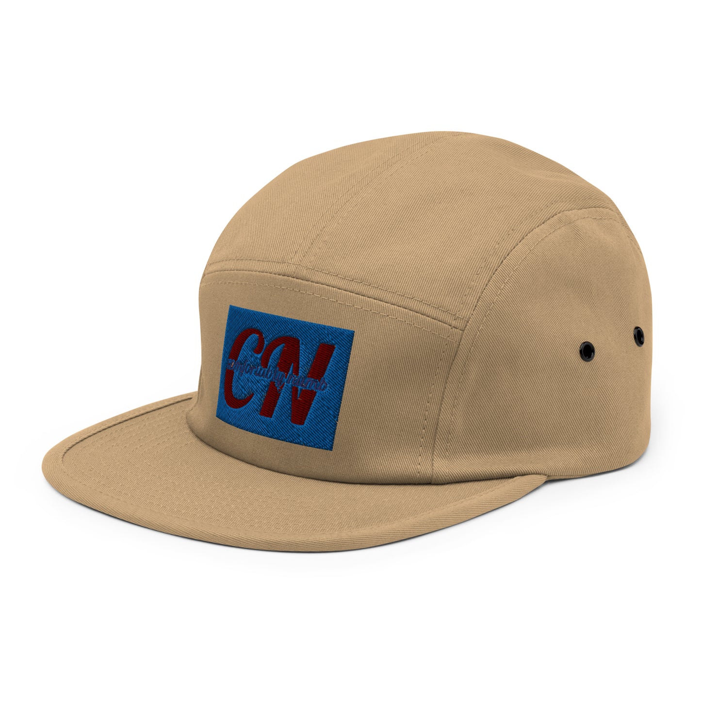 Five Panel Cap Comfortably Numb Clothing Brand Logo