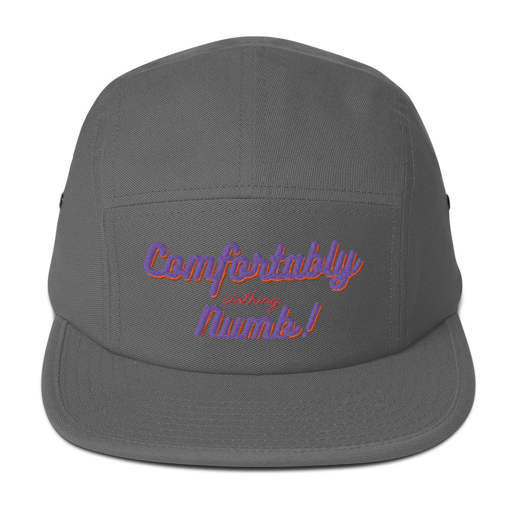 Five Panel Cap comfortably numb clothing logo