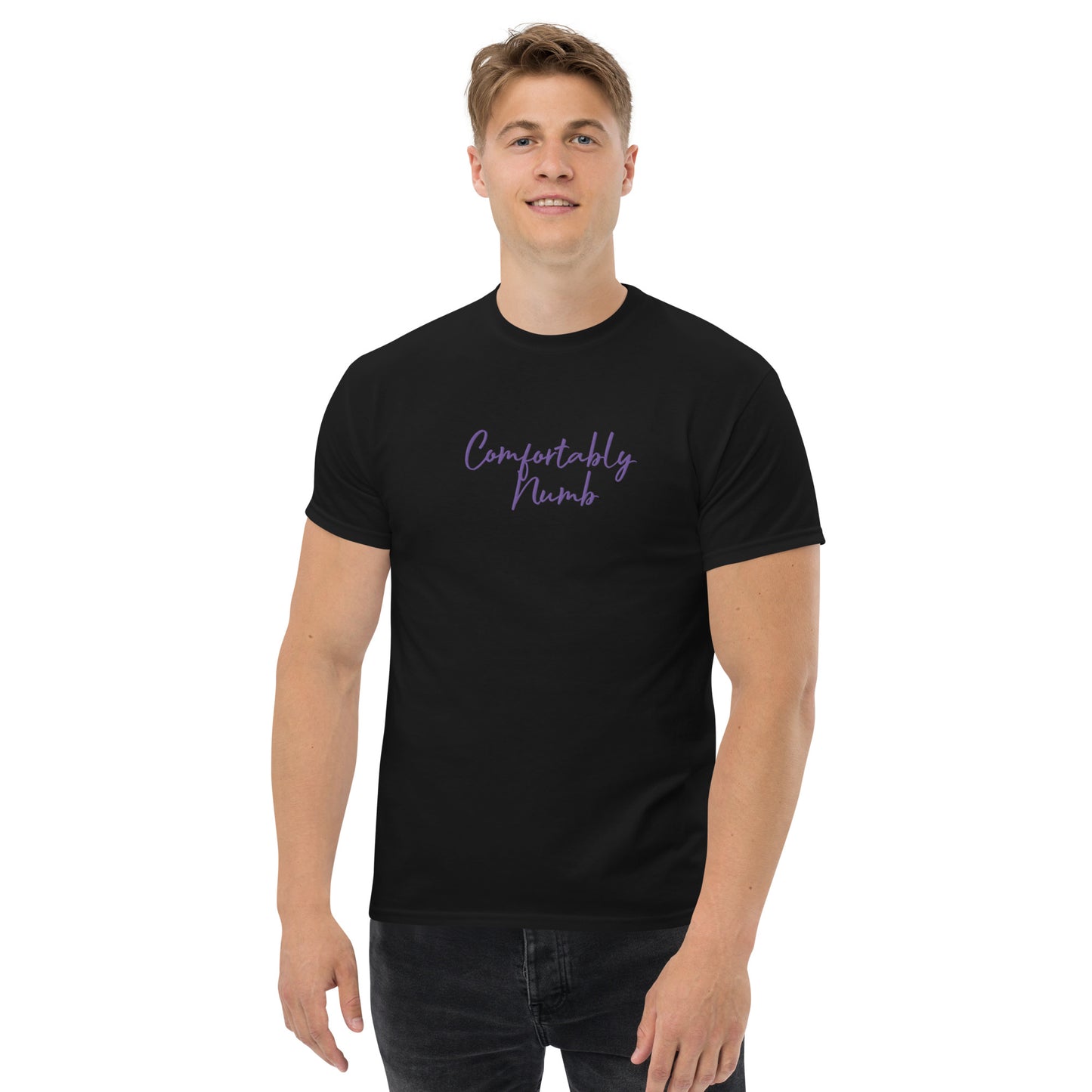 Men's classic tee Comfortably Numb logo