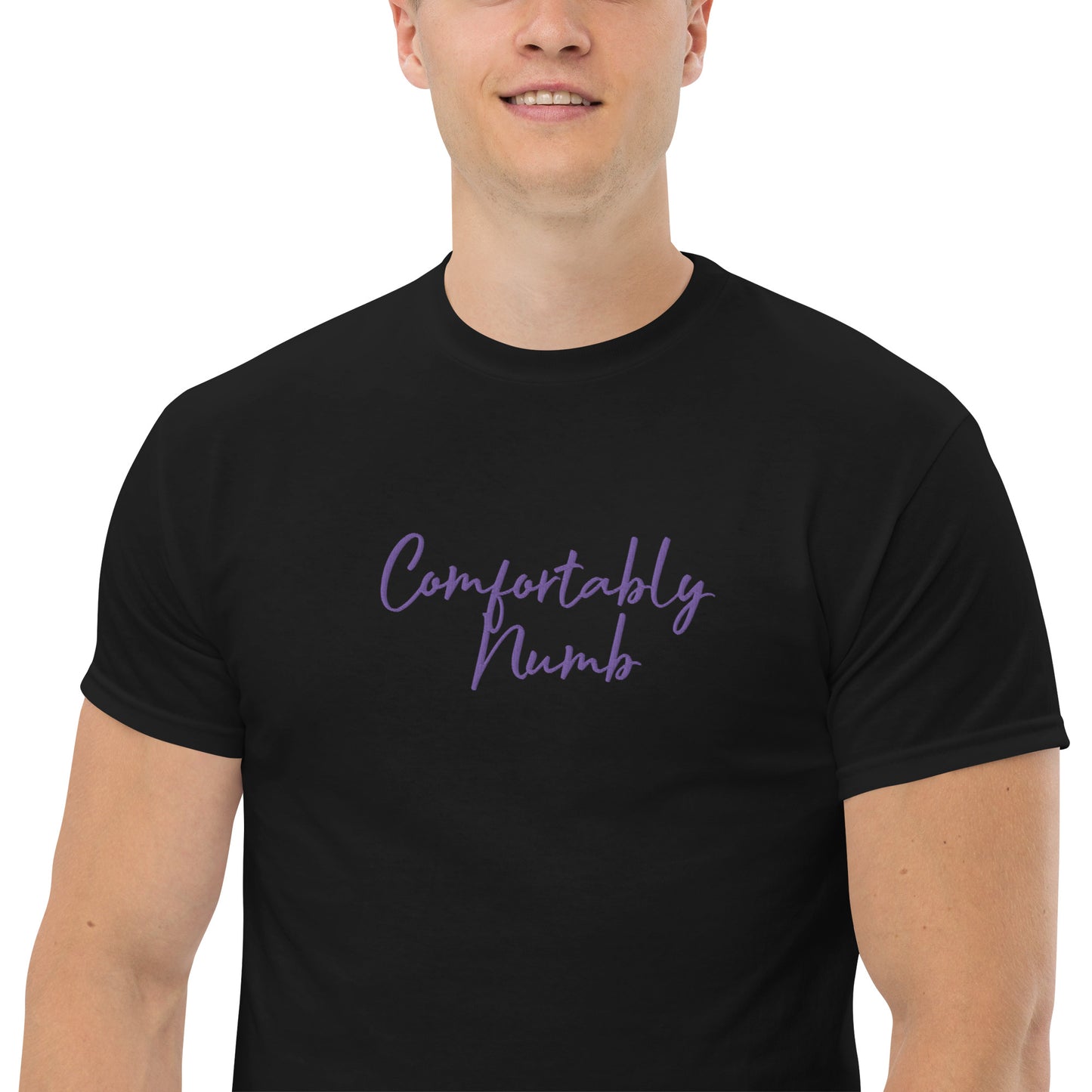 Men's classic tee Comfortably Numb logo