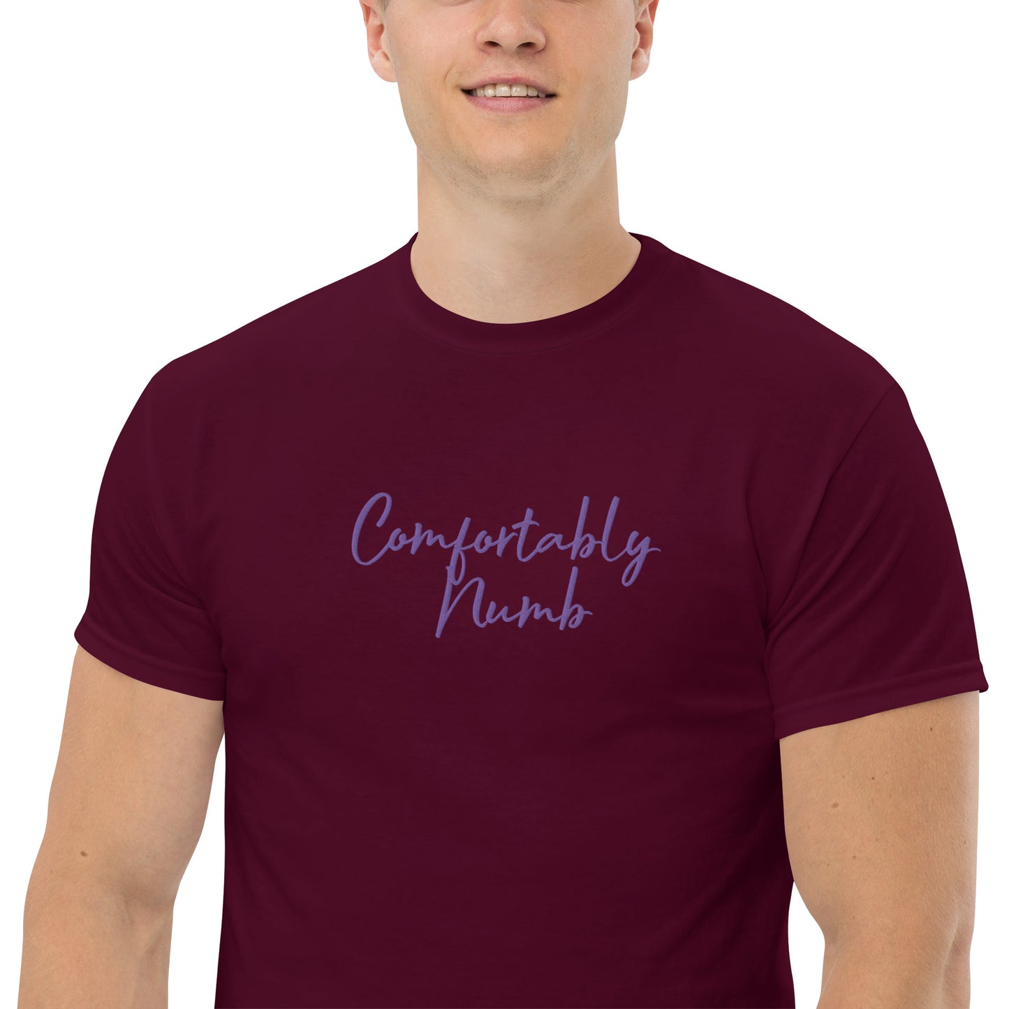 Men's classic tee Comfortably Numb logo