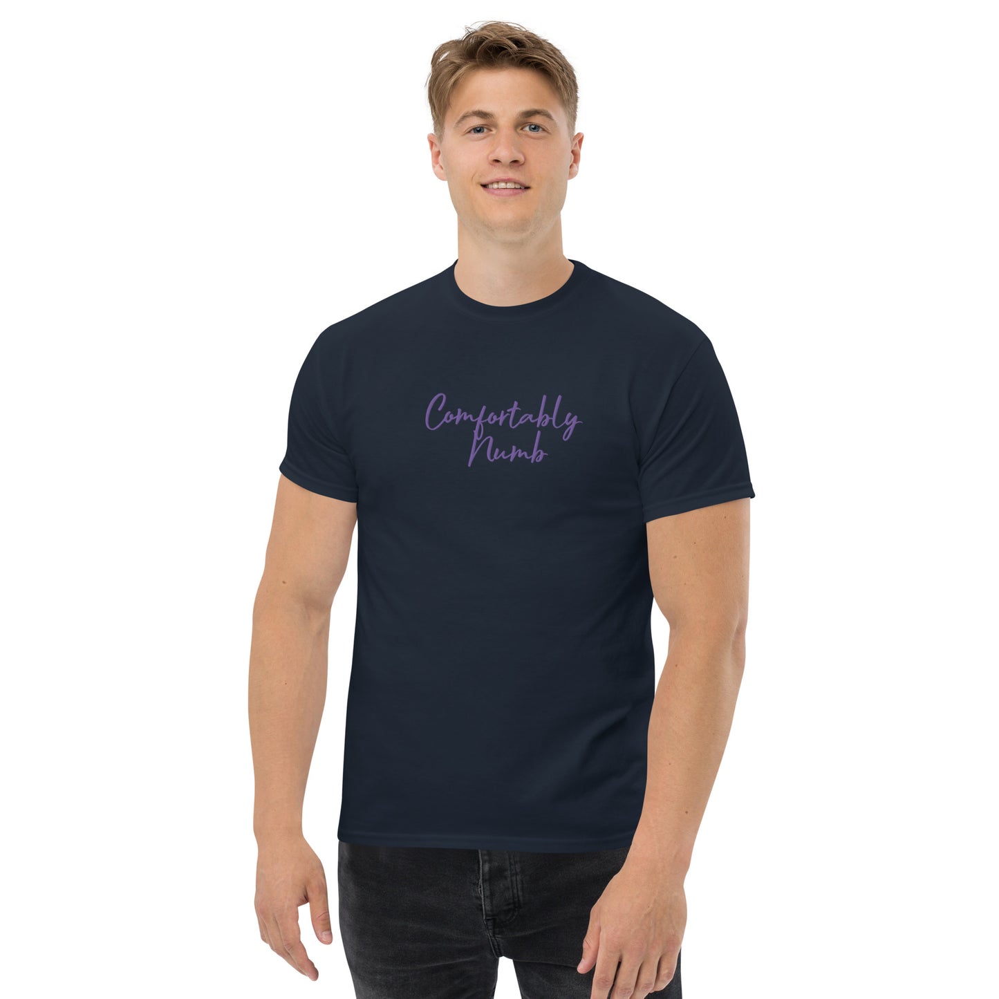 Men's classic tee Comfortably Numb logo
