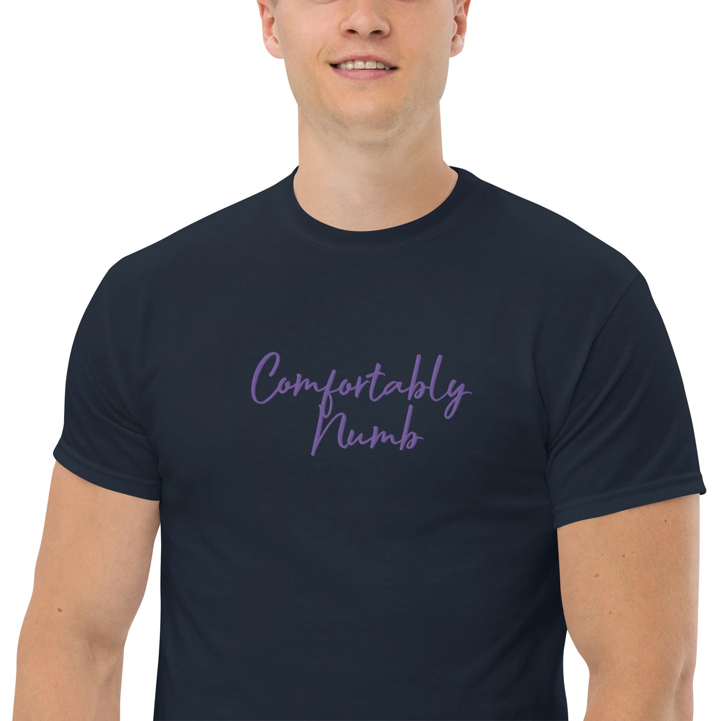 Men's classic tee Comfortably Numb logo