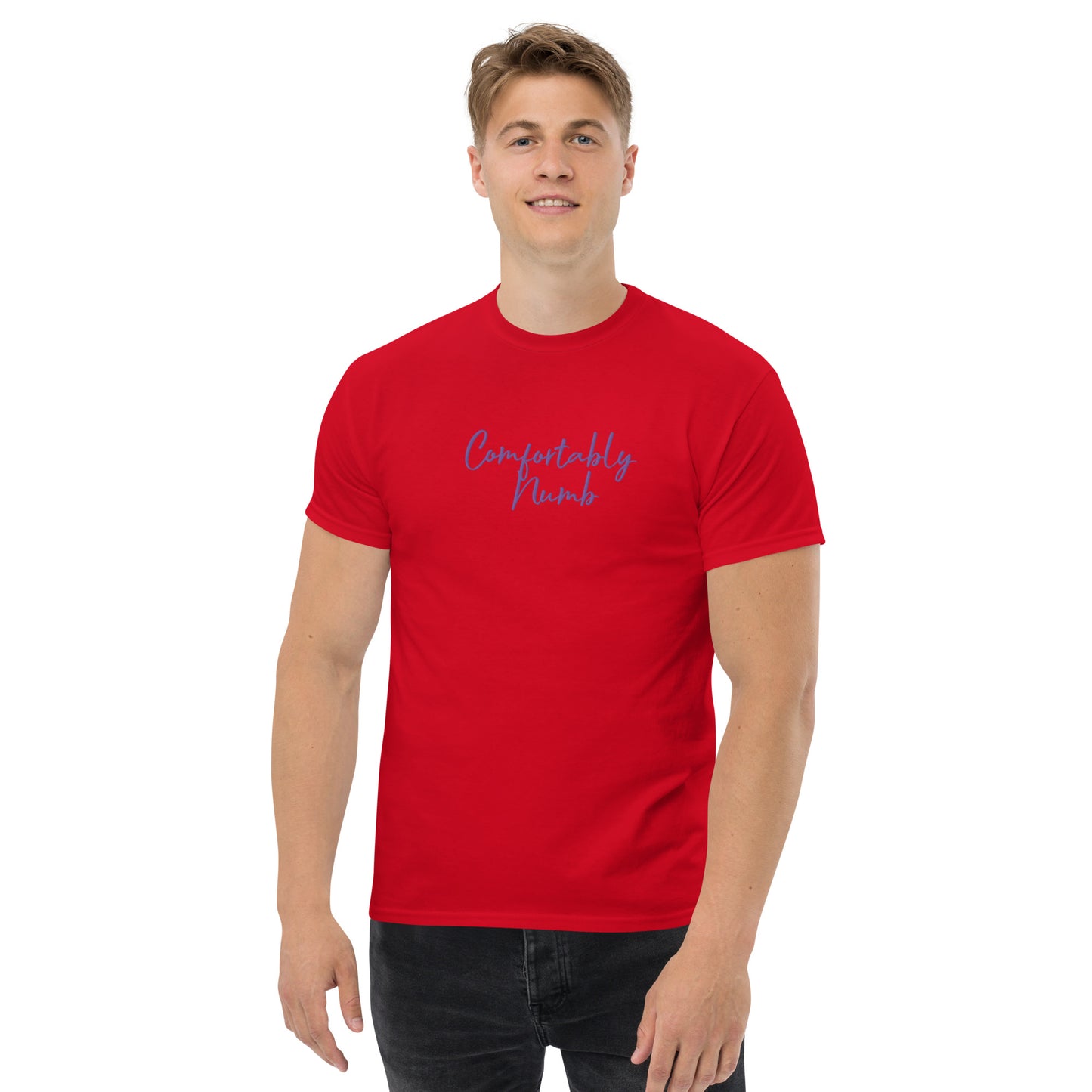 Men's classic tee Comfortably Numb logo