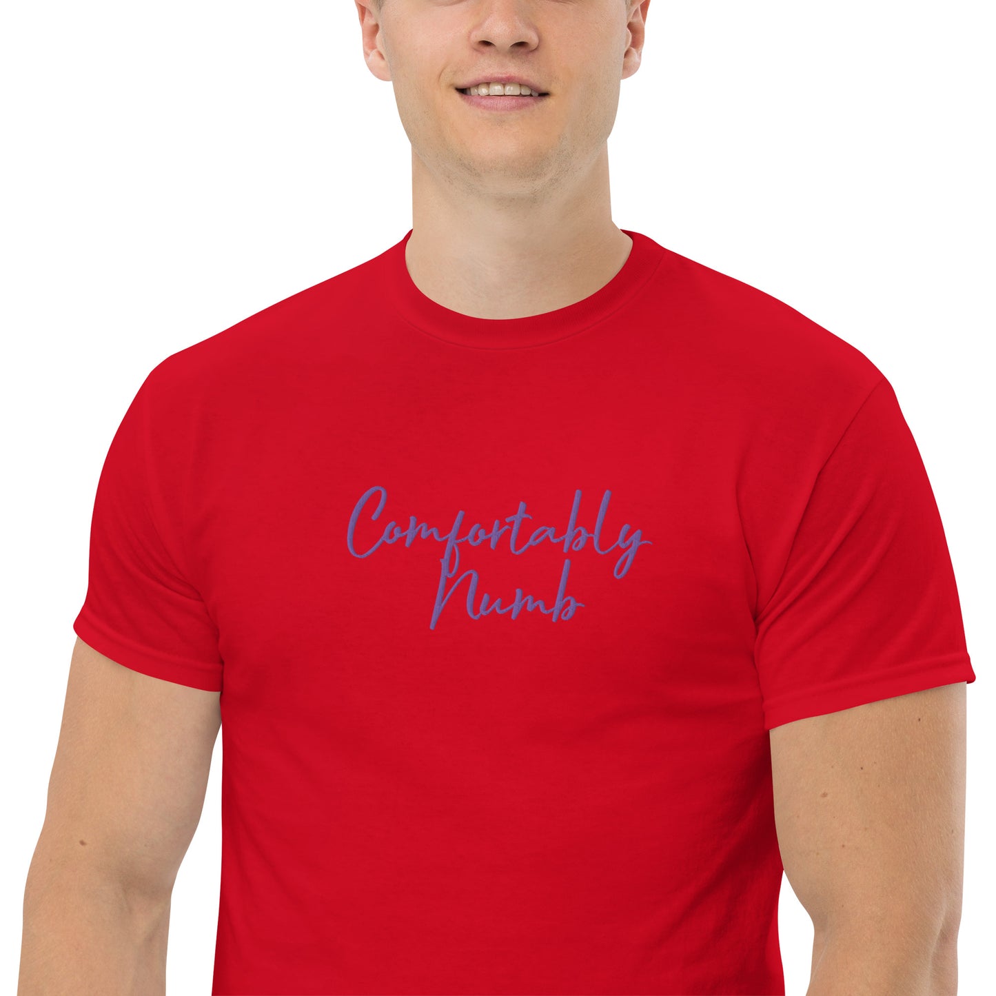 Men's classic tee Comfortably Numb logo