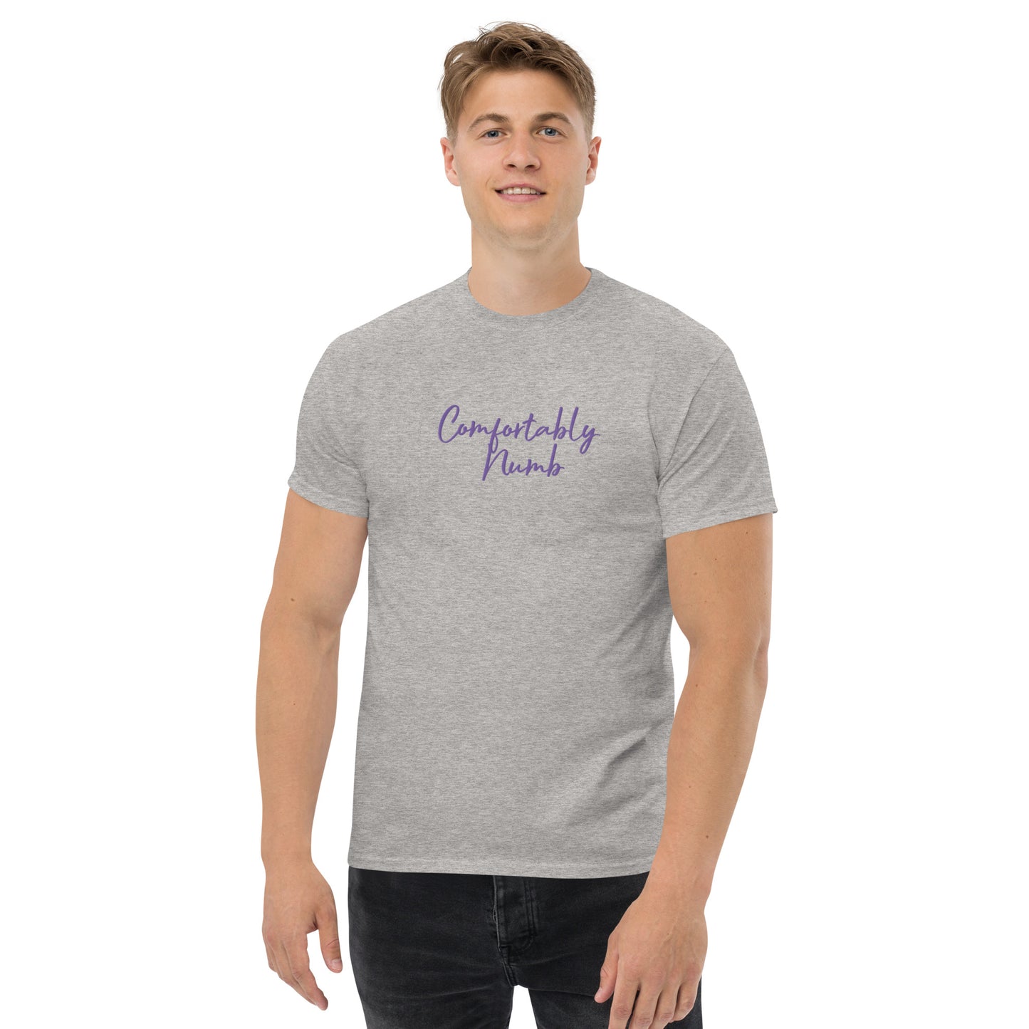 Men's classic tee Comfortably Numb logo