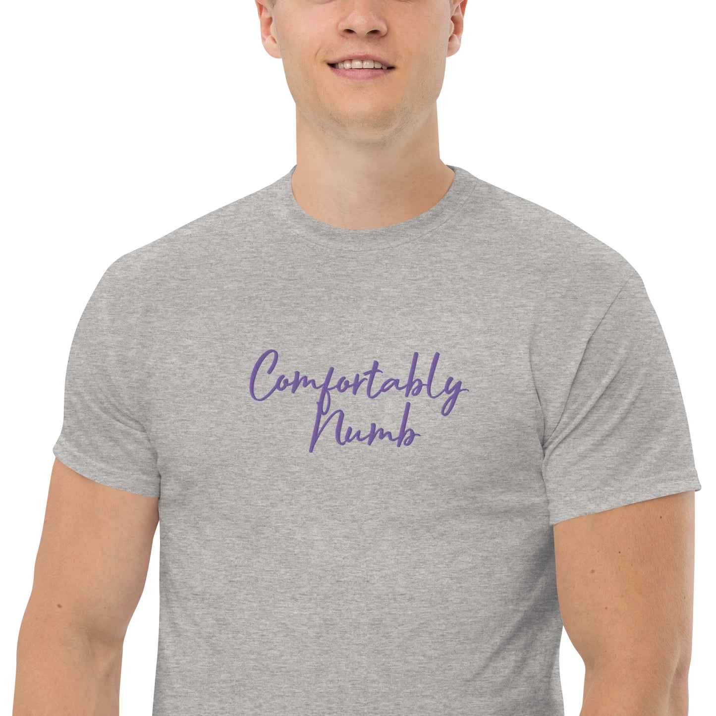 Men's classic tee Comfortably Numb logo