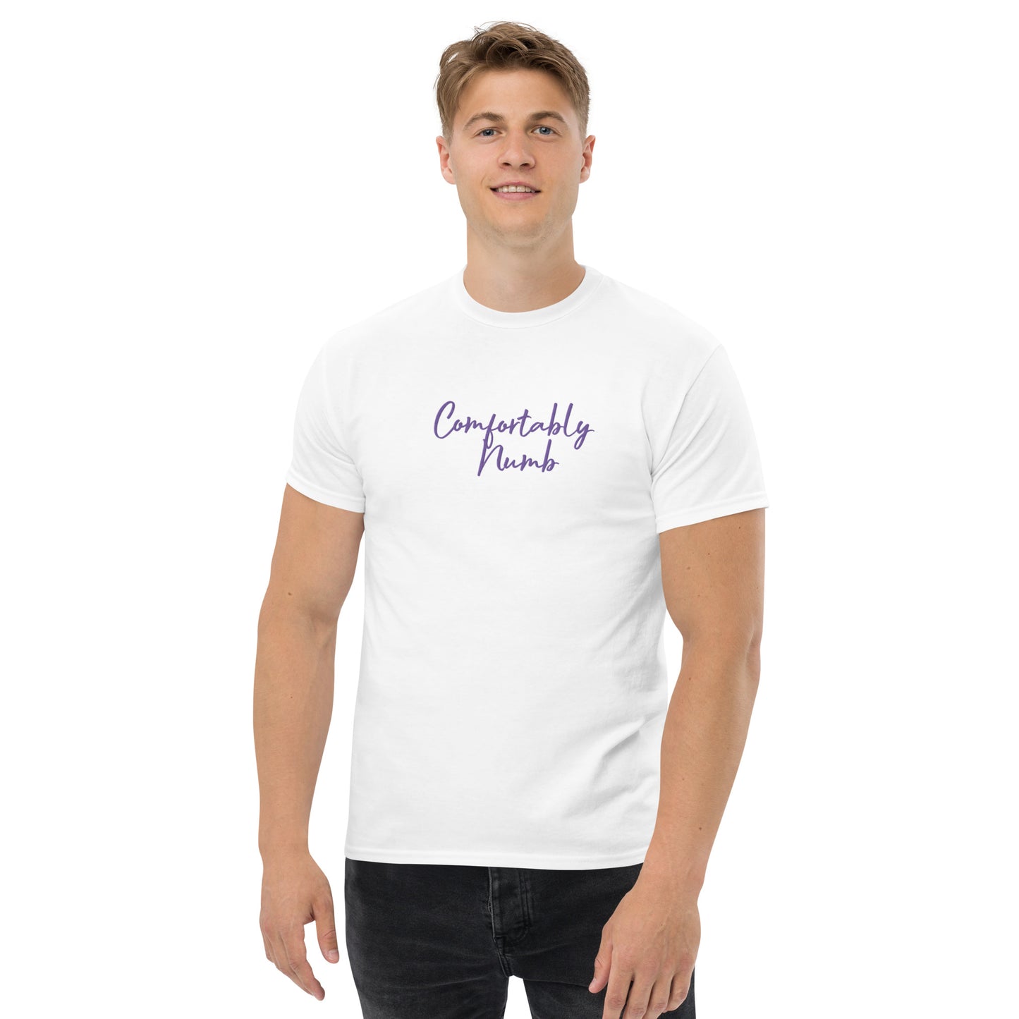 Men's classic tee Comfortably Numb logo