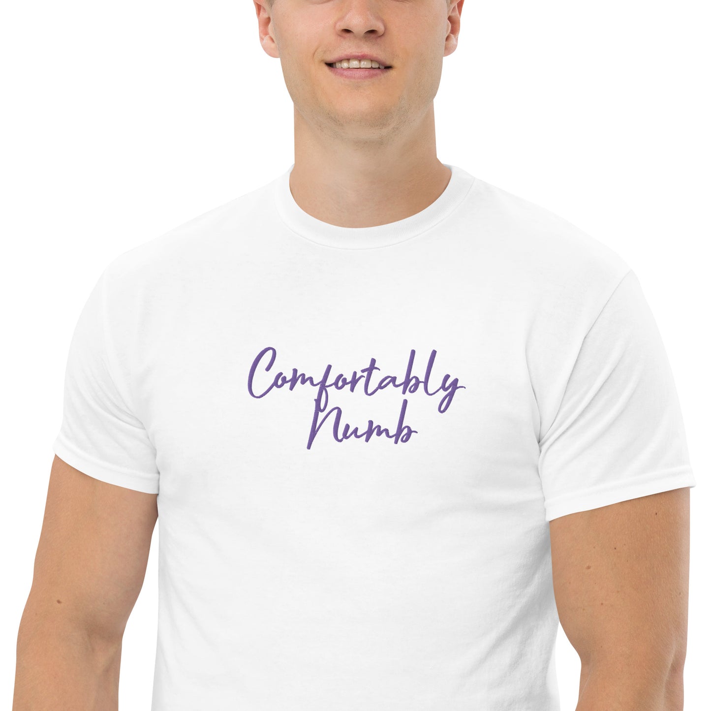 Men's classic tee Comfortably Numb logo