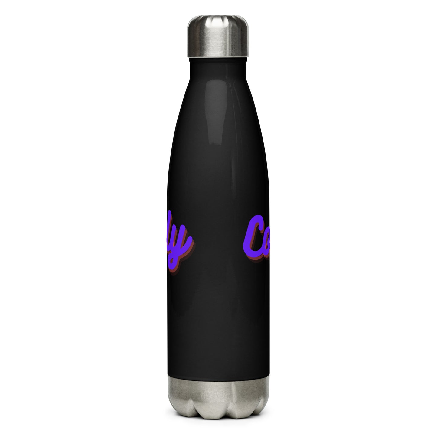 Stainless Steel Water Bottle Comfortably  Numb Logo