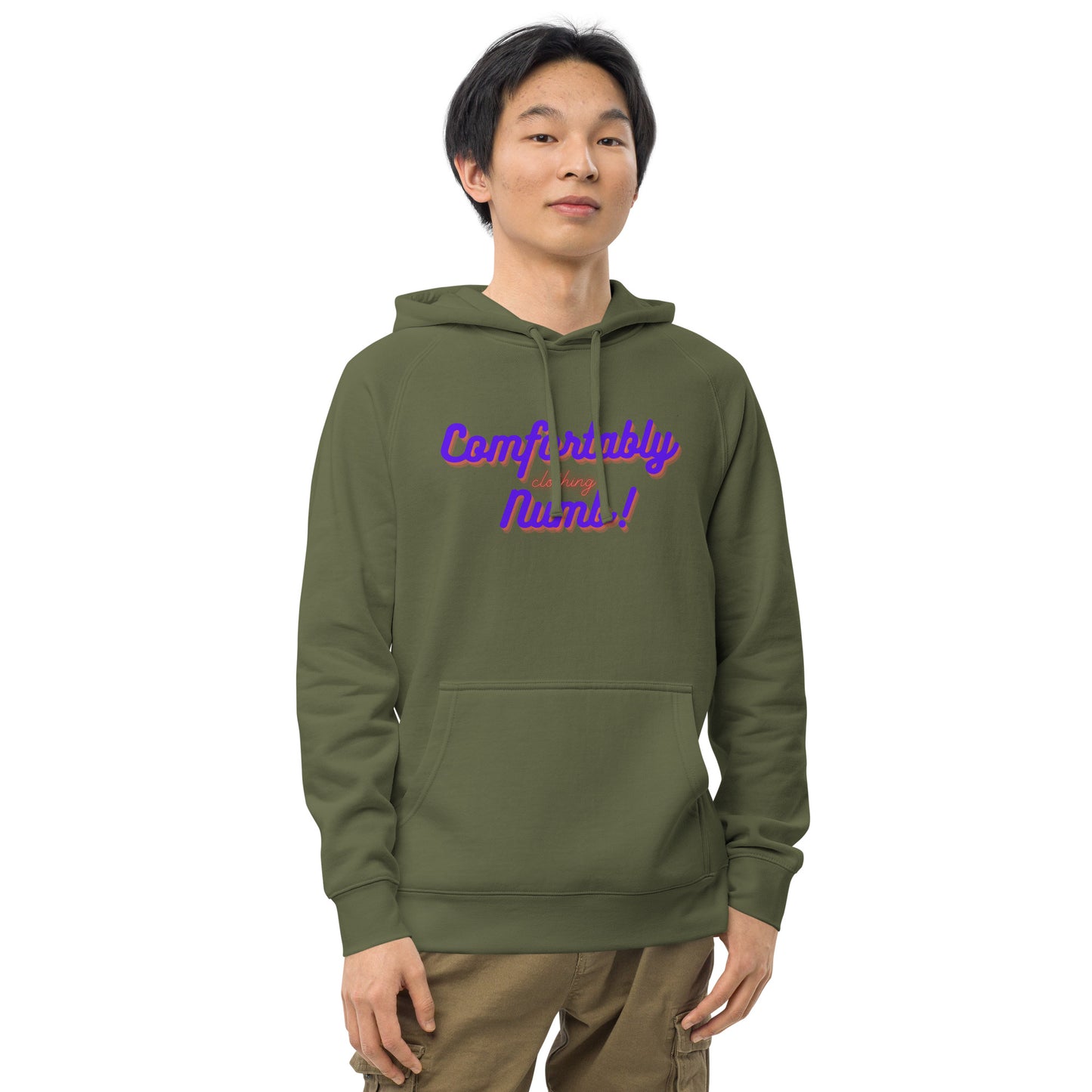 Unisex kangaroo pocket hoodie Comfortably Numb Logo