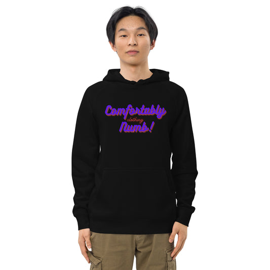 Unisex kangaroo pocket hoodie Comfortably Numb Logo