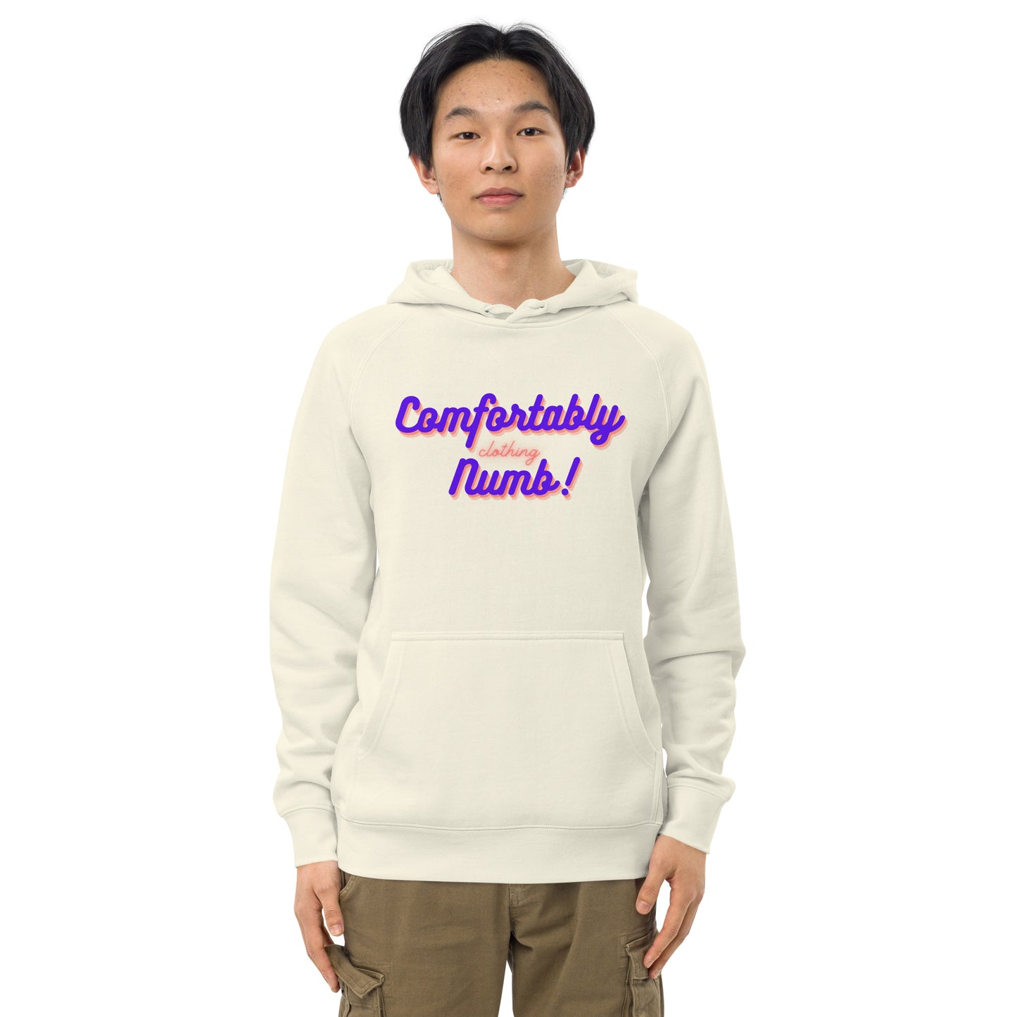 Unisex kangaroo pocket hoodie Comfortably Numb Logo