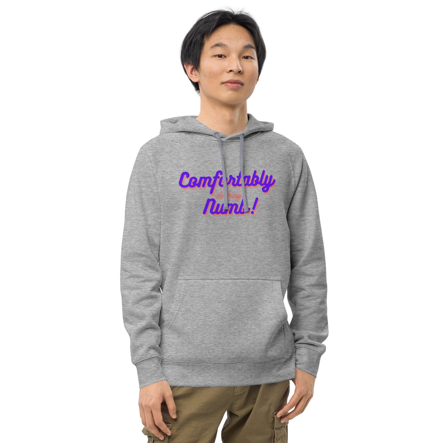 Unisex kangaroo pocket hoodie Comfortably Numb Logo