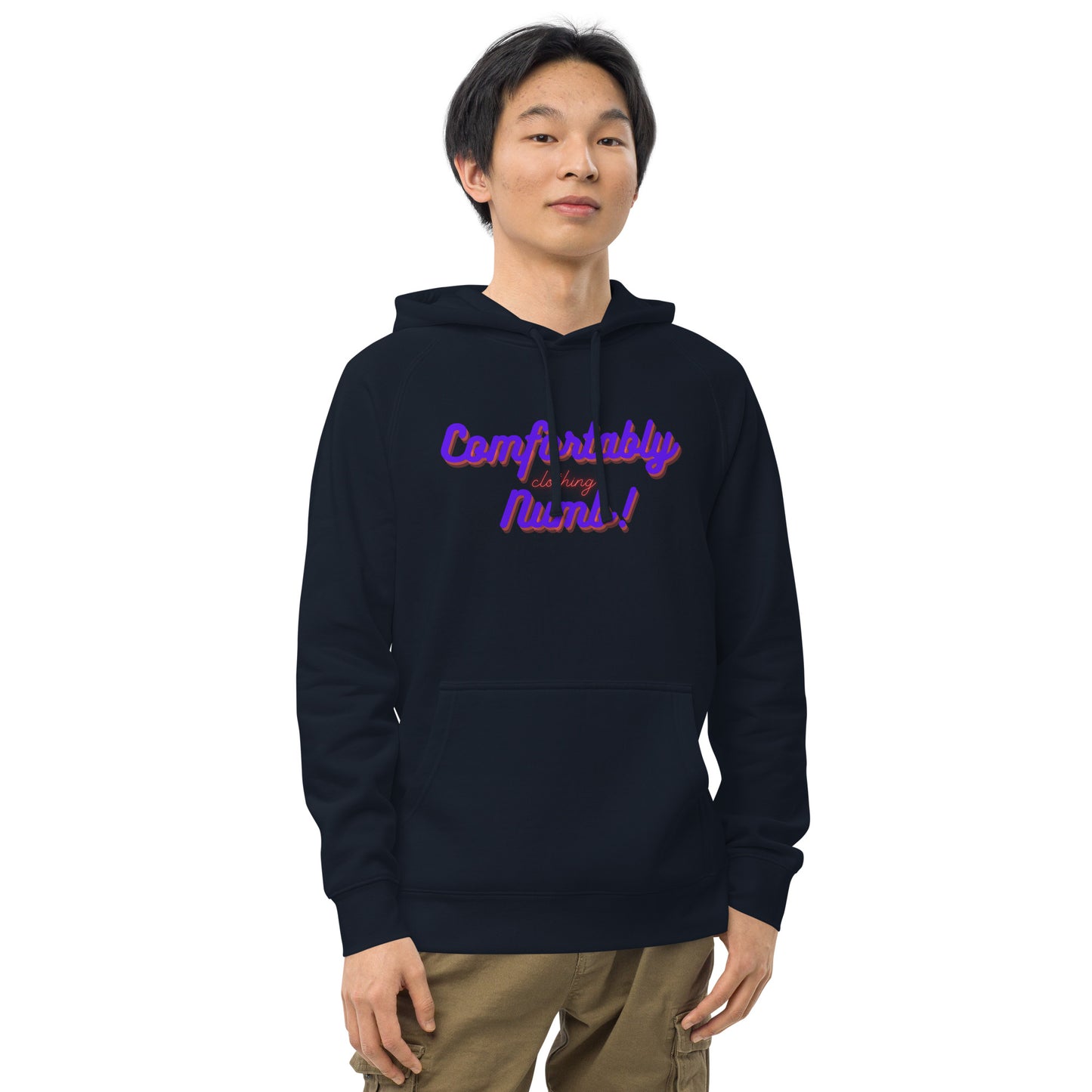 Unisex kangaroo pocket hoodie Comfortably Numb Logo