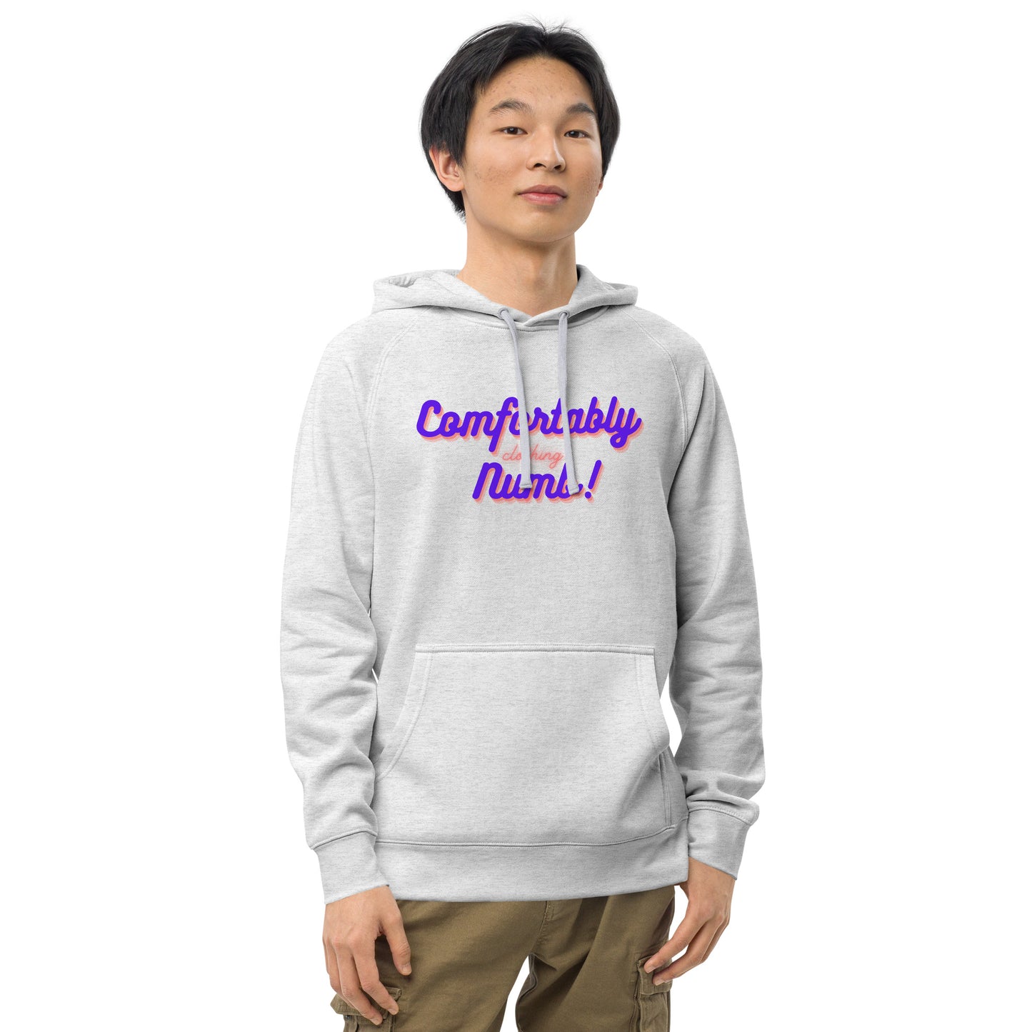 Unisex kangaroo pocket hoodie Comfortably Numb Logo