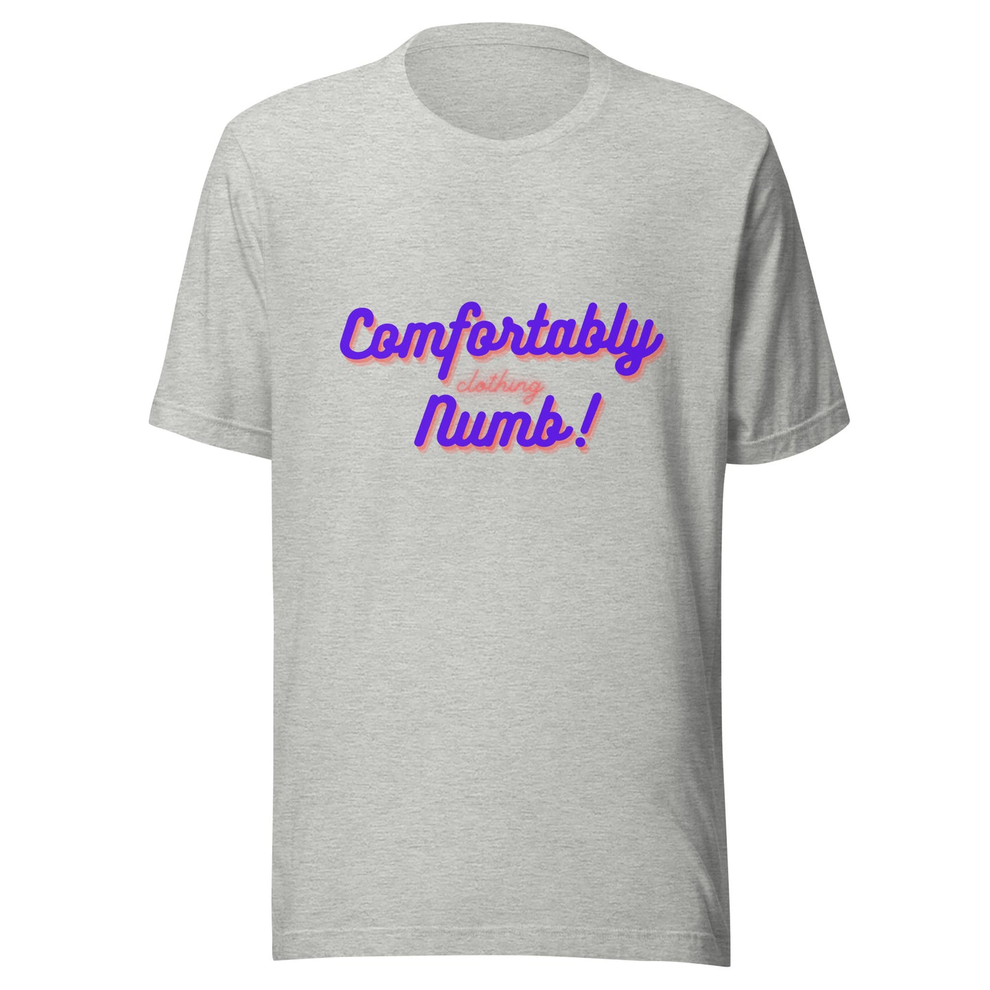 Unisex t-shirt Comfortably Numb Clothing Logo