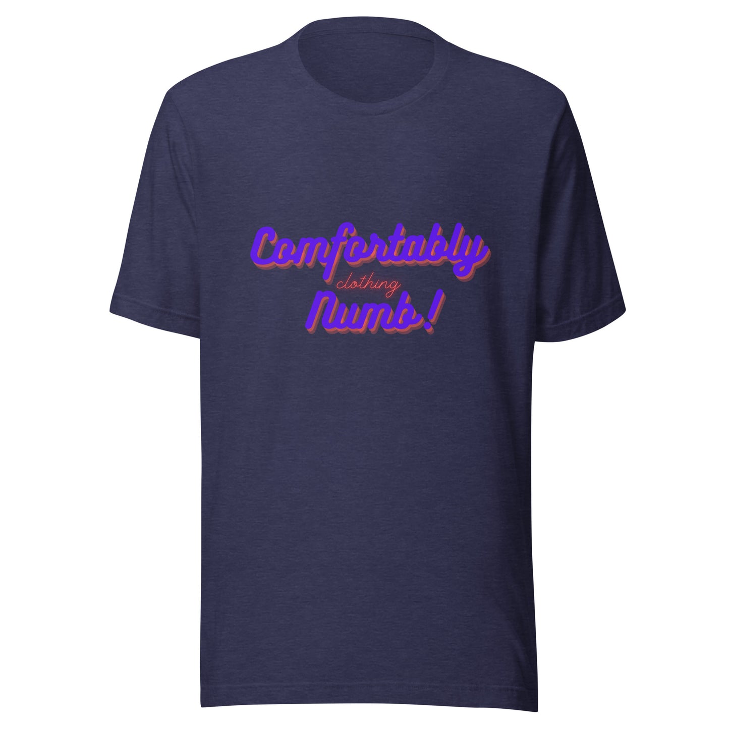 Unisex t-shirt Comfortably Numb Clothing Logo