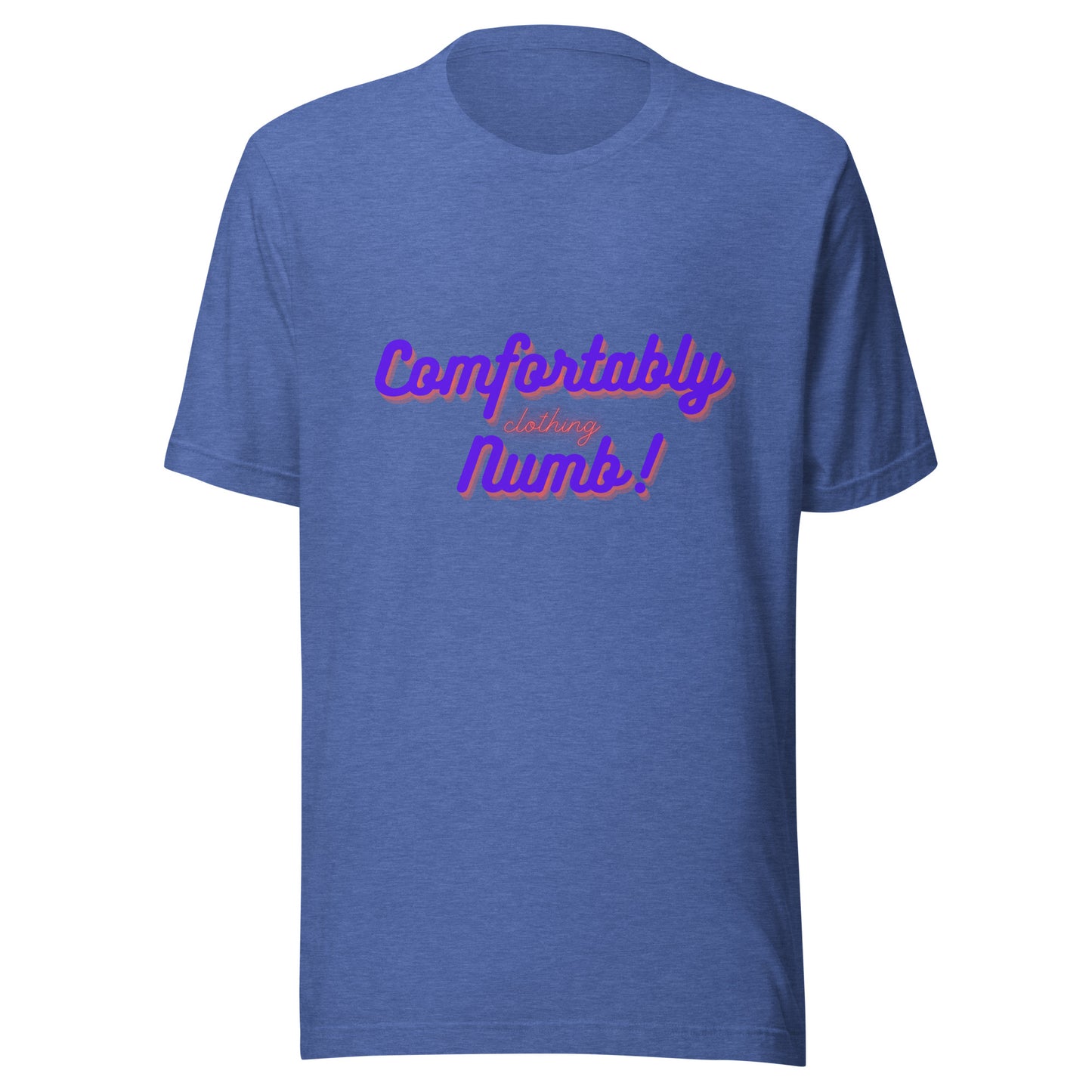 Unisex t-shirt Comfortably Numb Clothing Logo