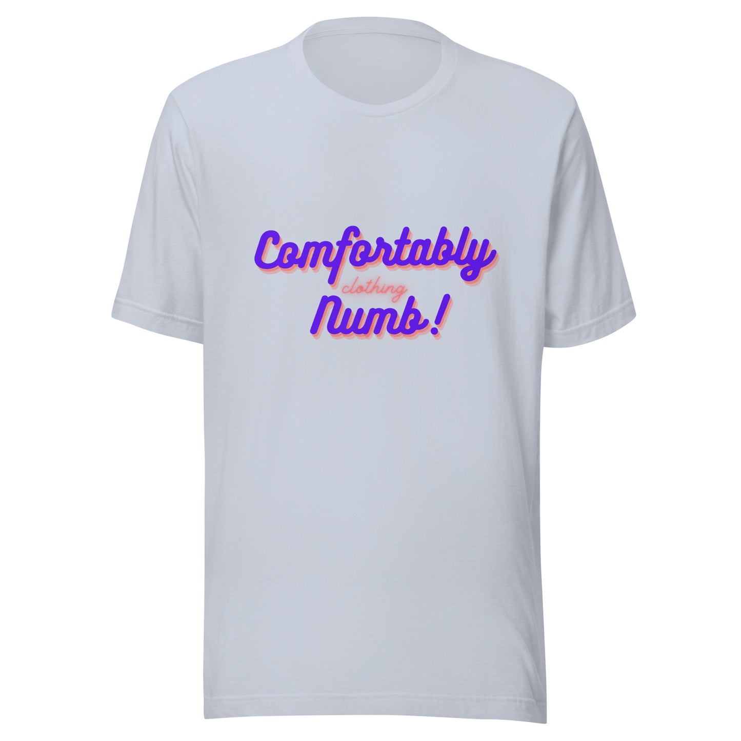 Unisex t-shirt Comfortably Numb Clothing Logo