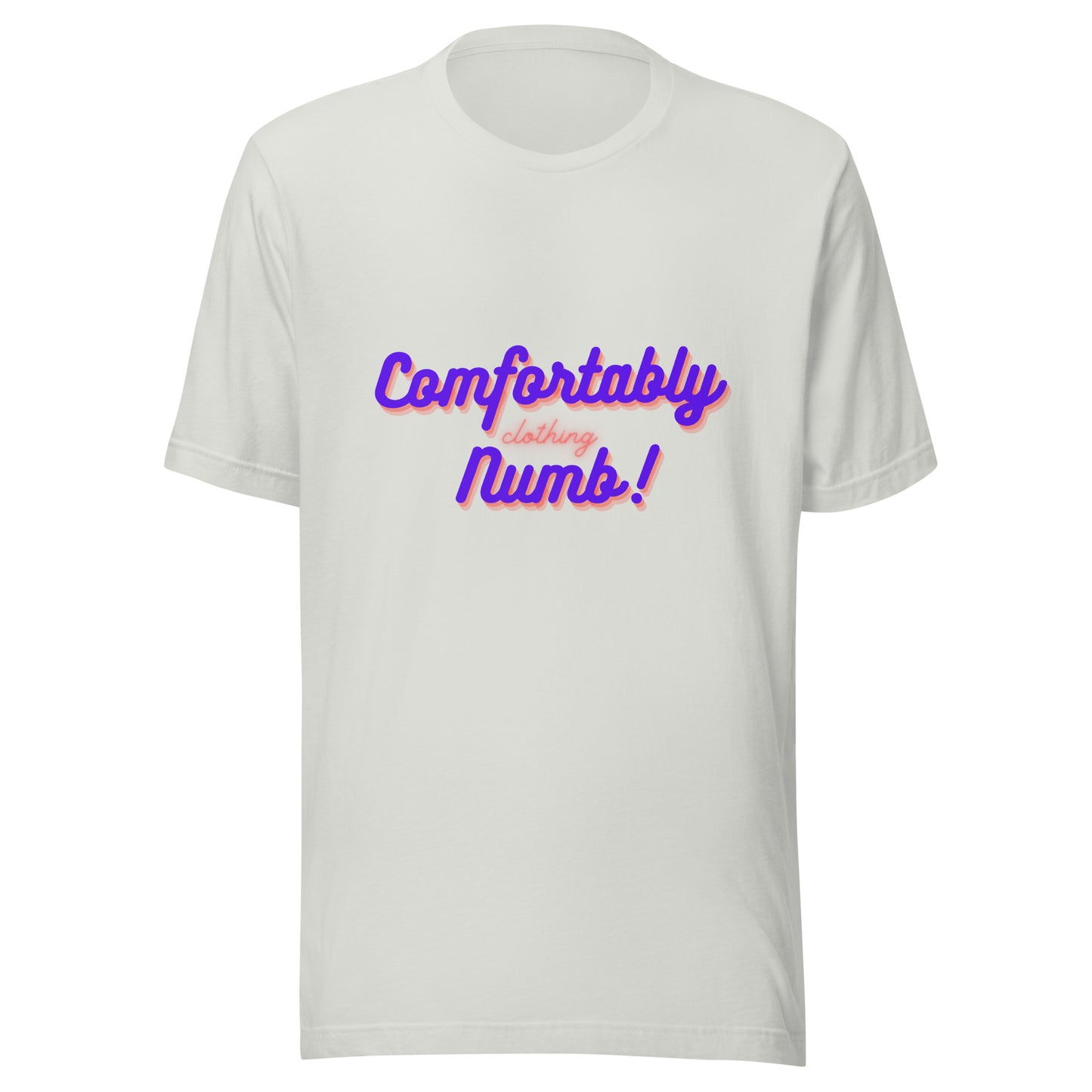 Unisex t-shirt comfortably numb clothing logo