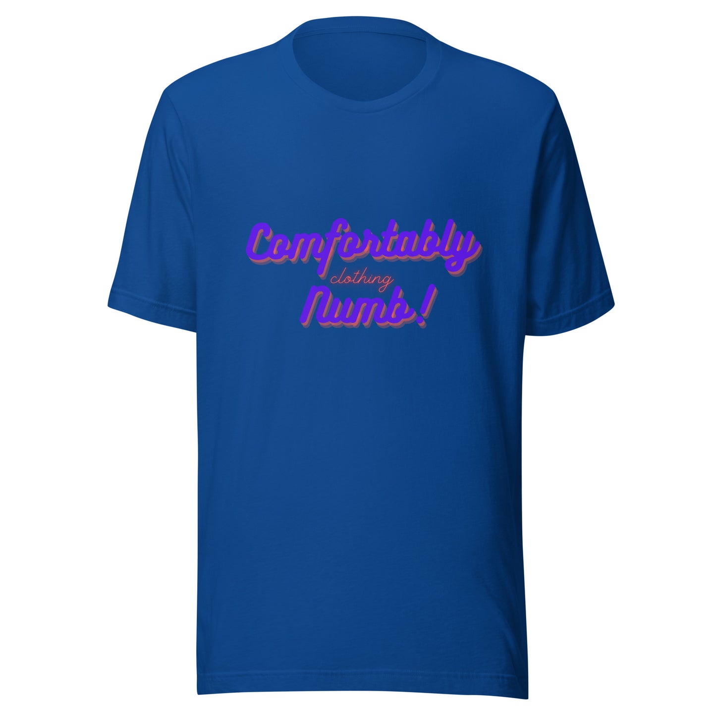 Unisex t-shirt Comfortably Numb Clothing Logo