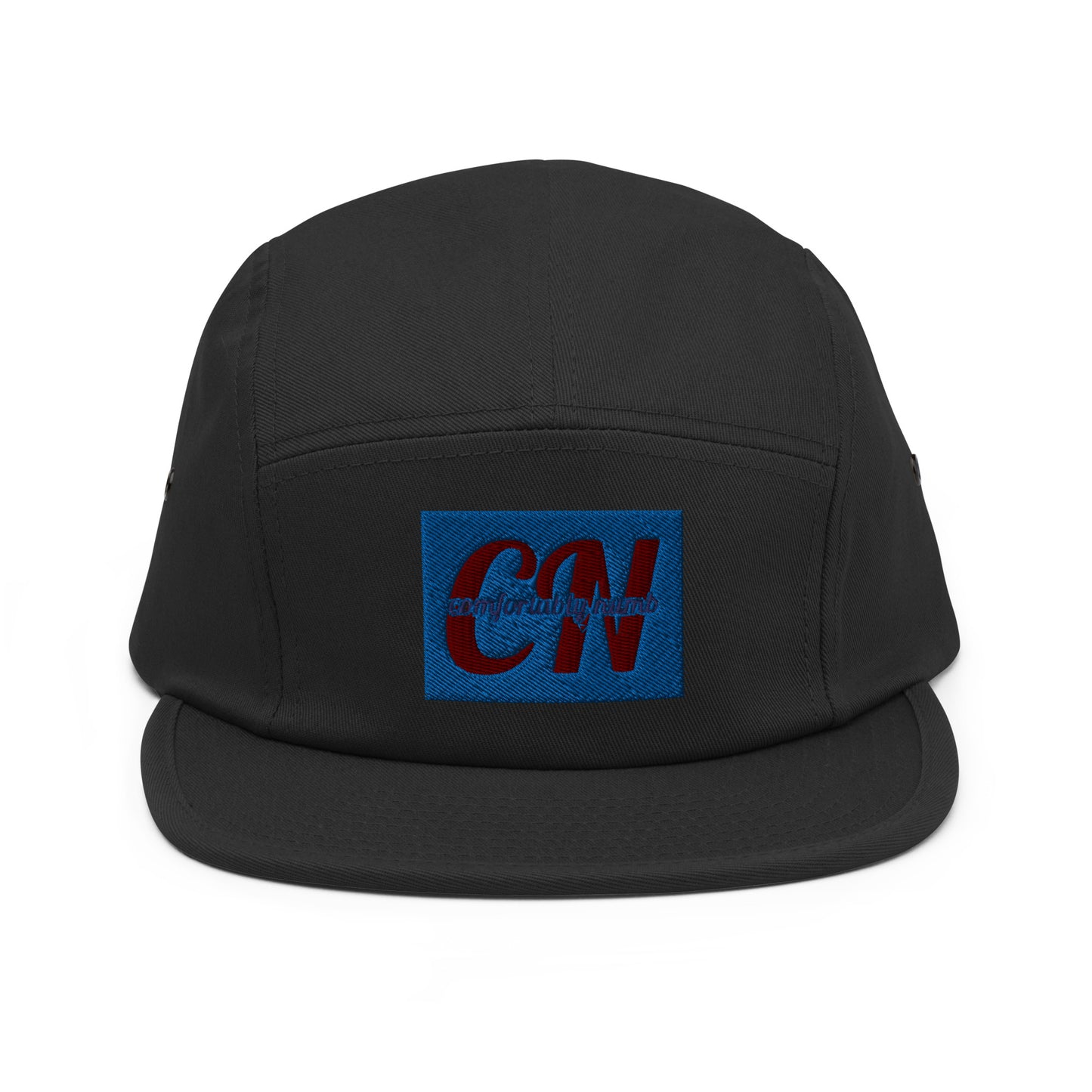 Five Panel Cap Comfortably Numb Clothing Brand Logo