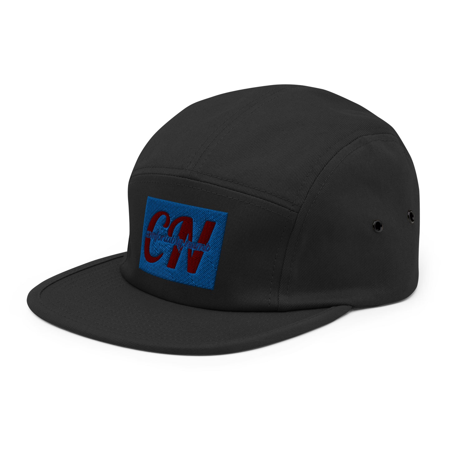 Five Panel Cap Comfortably Numb Clothing Brand Logo
