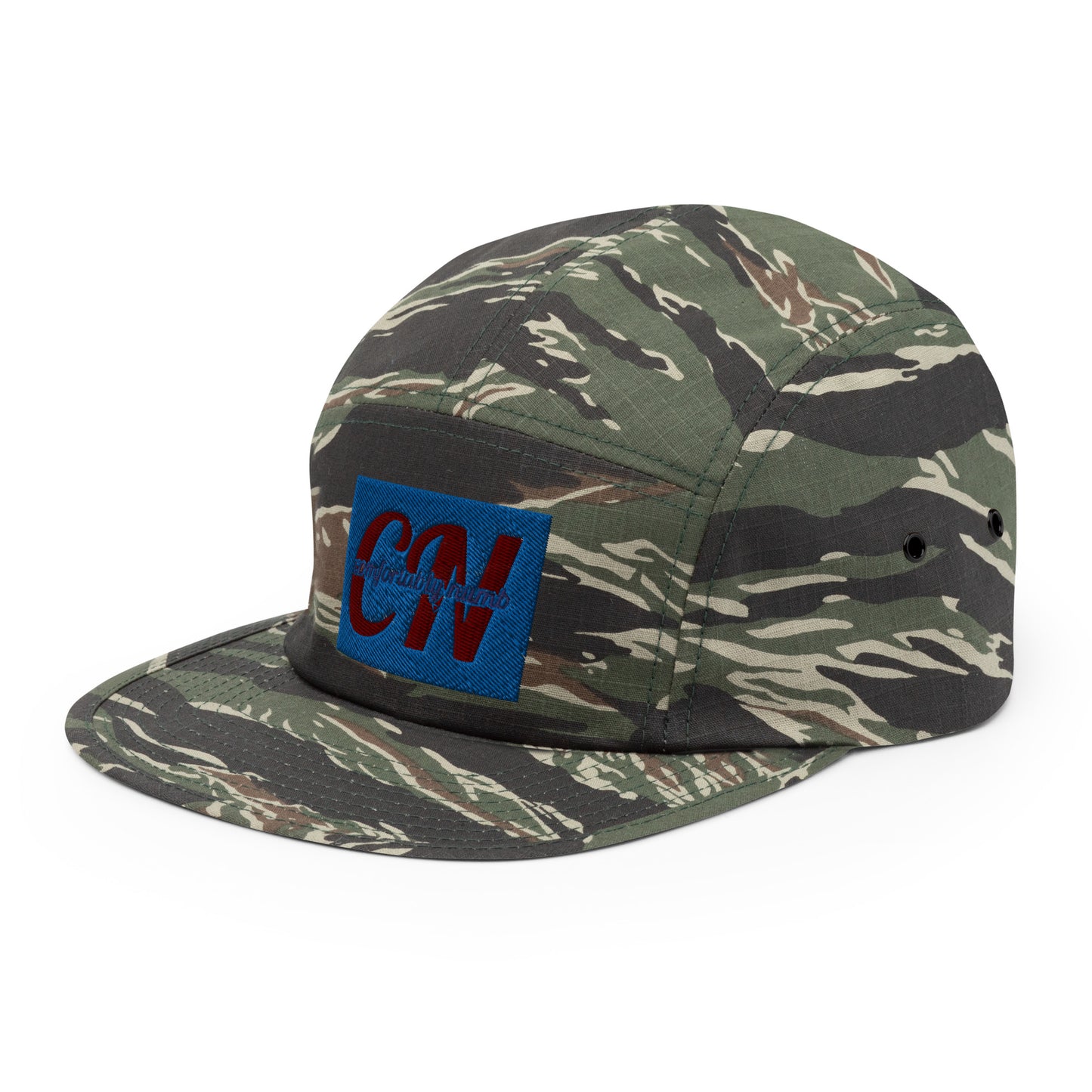 Five Panel Cap Comfortably Numb Clothing Brand Logo
