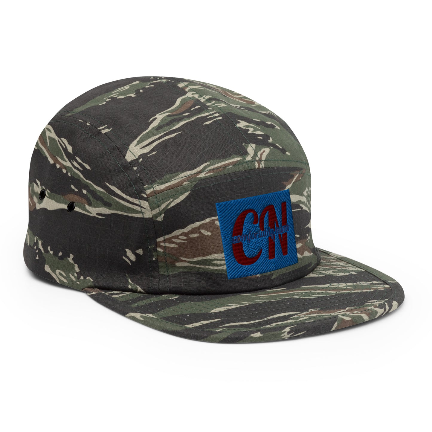 Five Panel Cap Comfortably Numb Clothing Brand Logo
