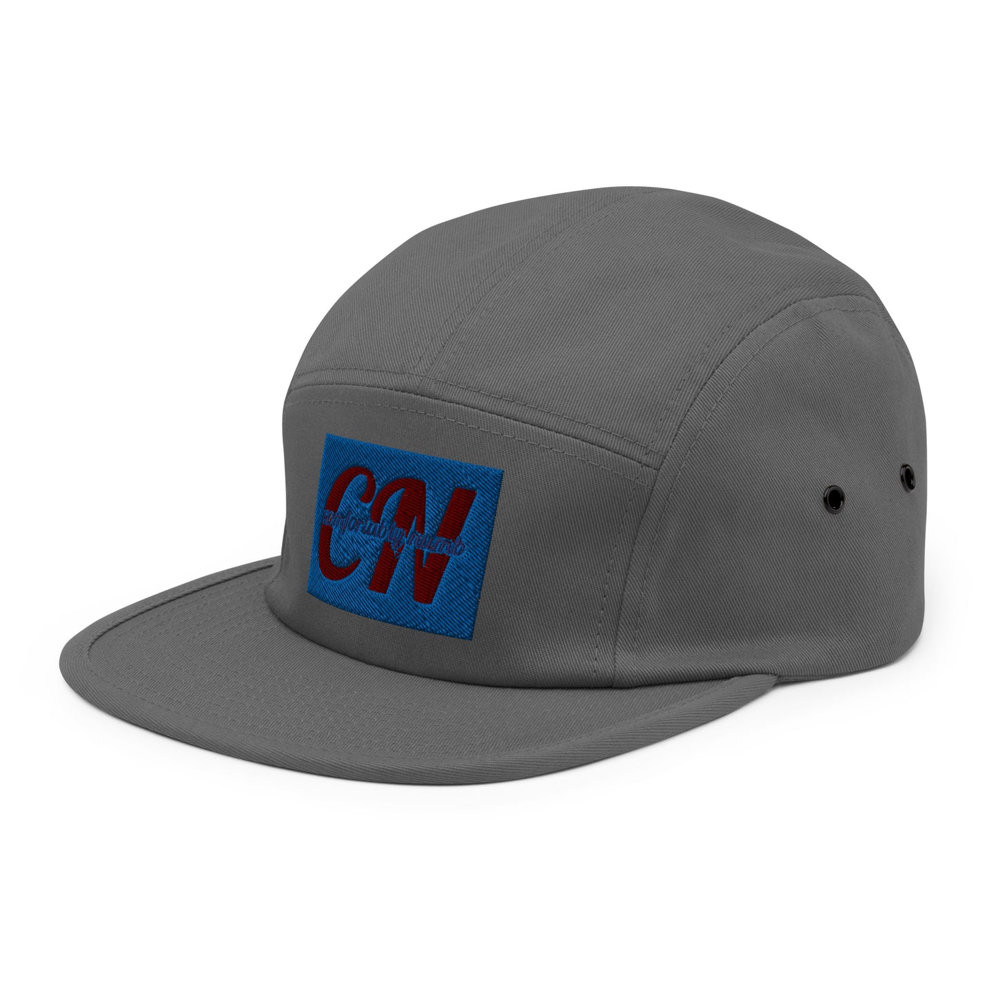 Five Panel Cap Comfortably Numb Clothing Brand Logo