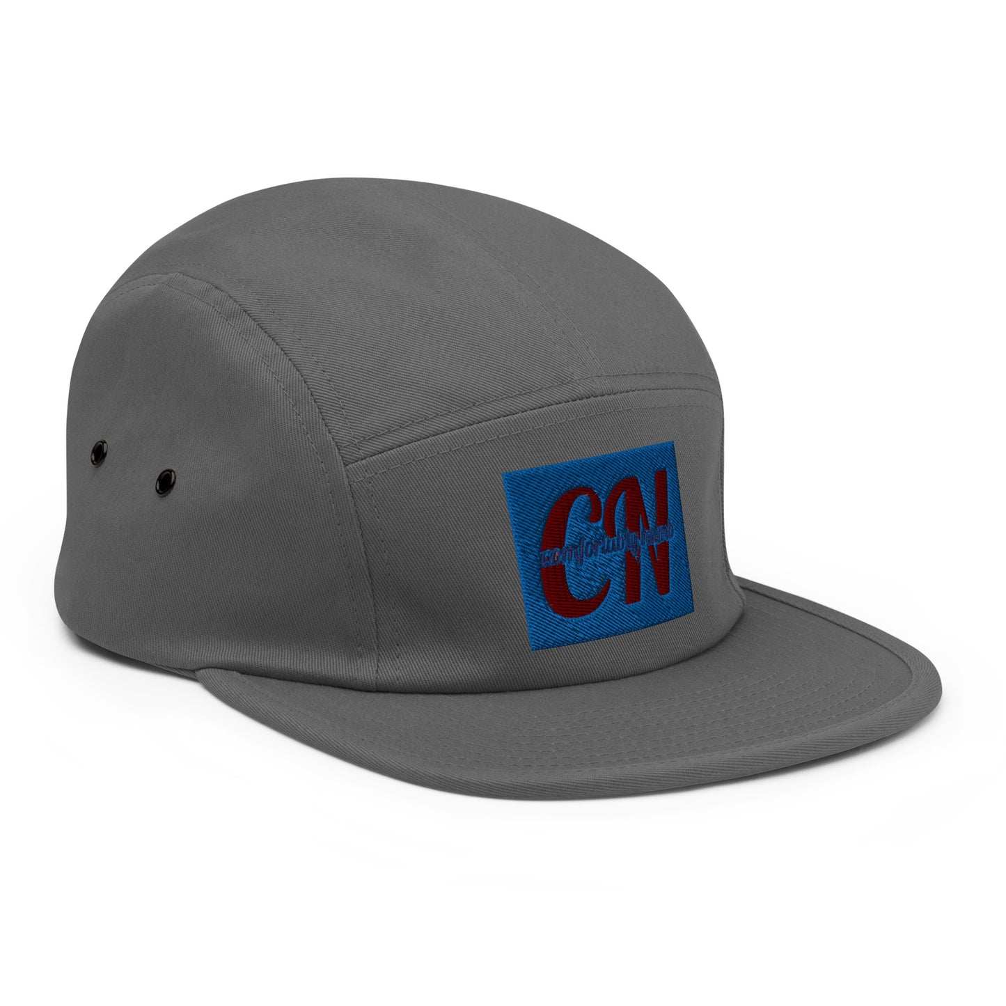 Five Panel Cap Comfortably Numb Clothing Brand Logo