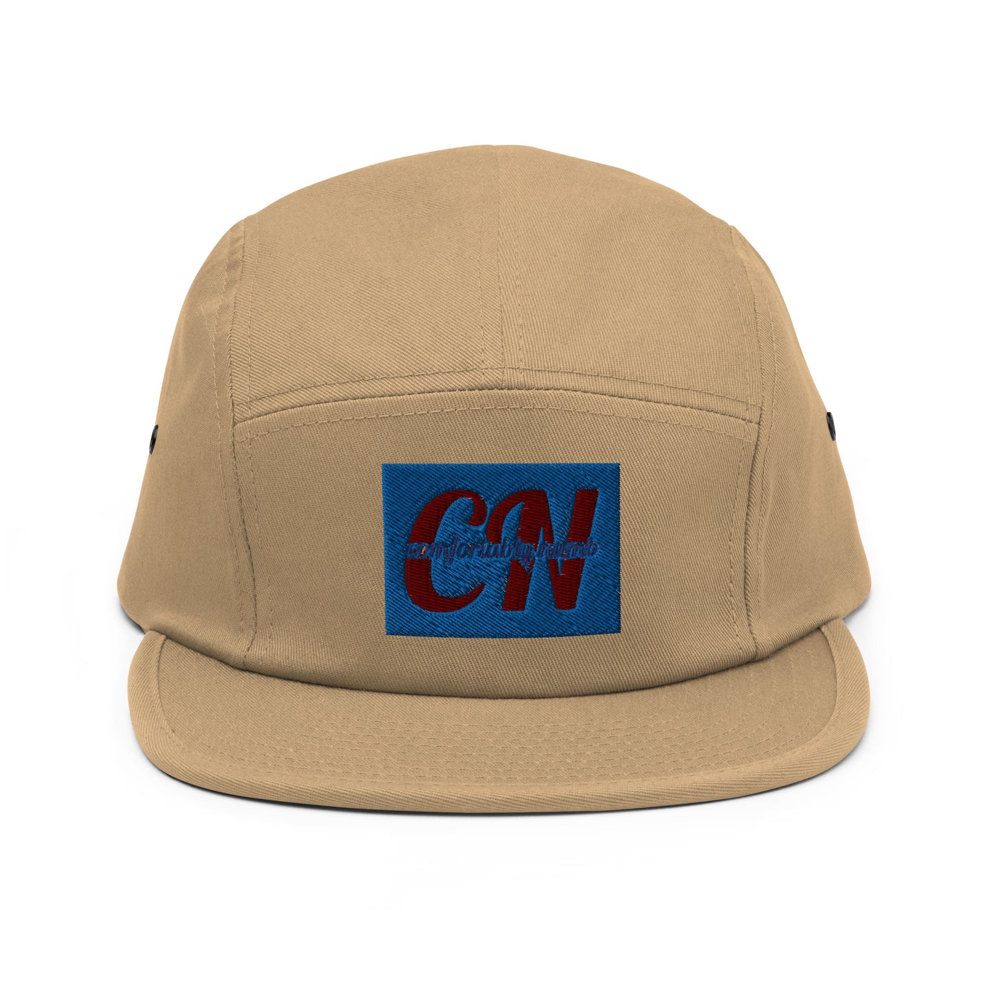 Five Panel Cap Comfortably Numb Clothing Brand Logo