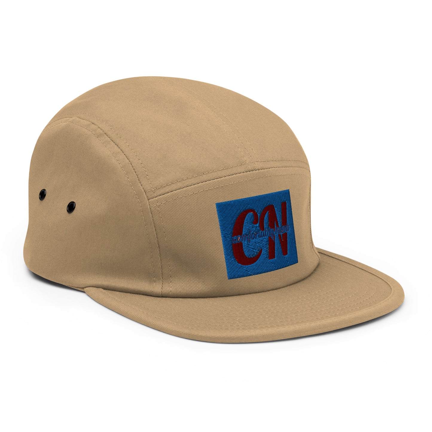 Five Panel Cap Comfortably Numb Clothing Brand Logo