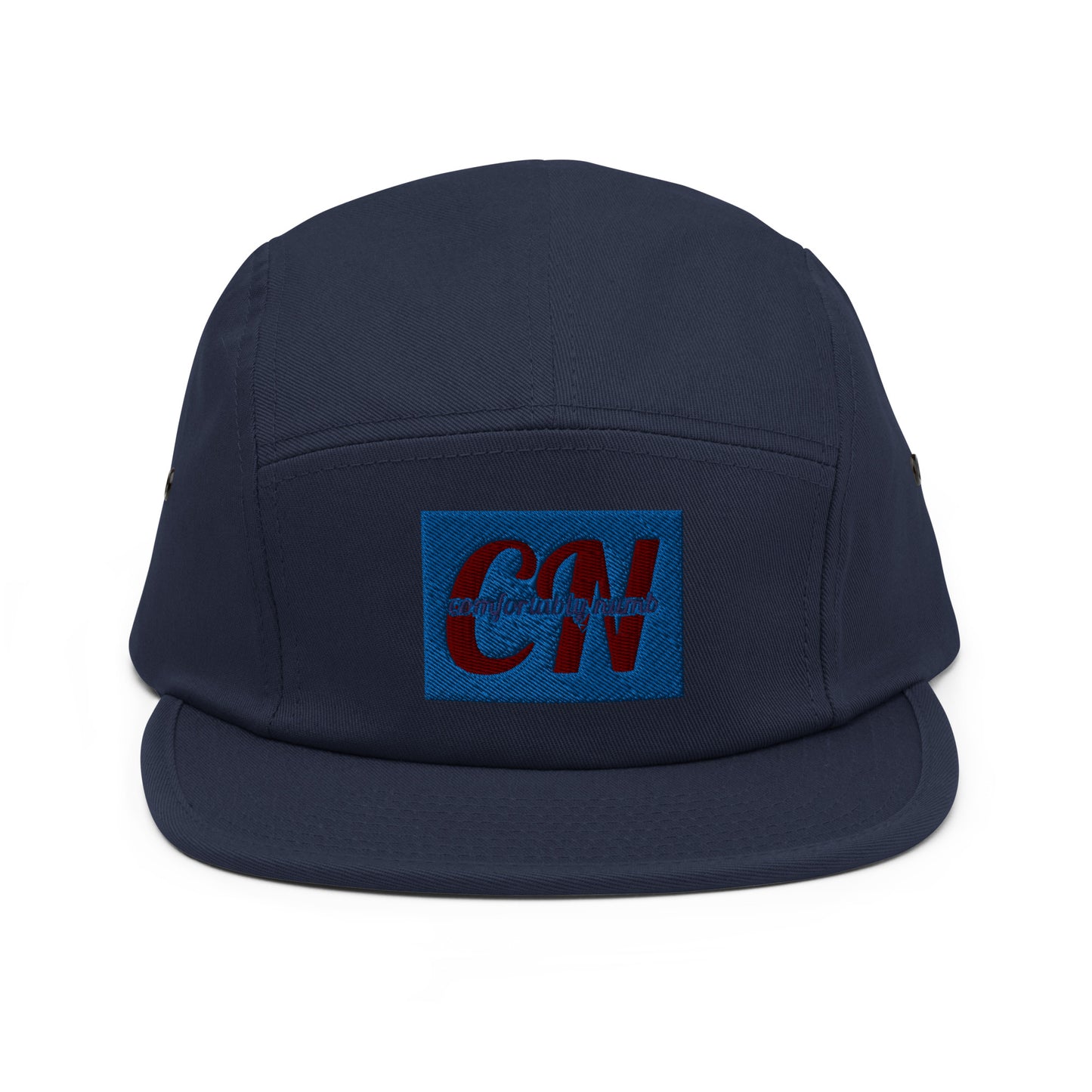 Five Panel Cap Comfortably Numb Clothing Brand Logo