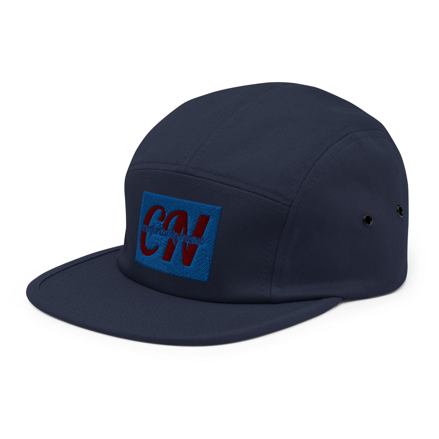 Five Panel Cap Comfortably Numb Clothing Brand Logo