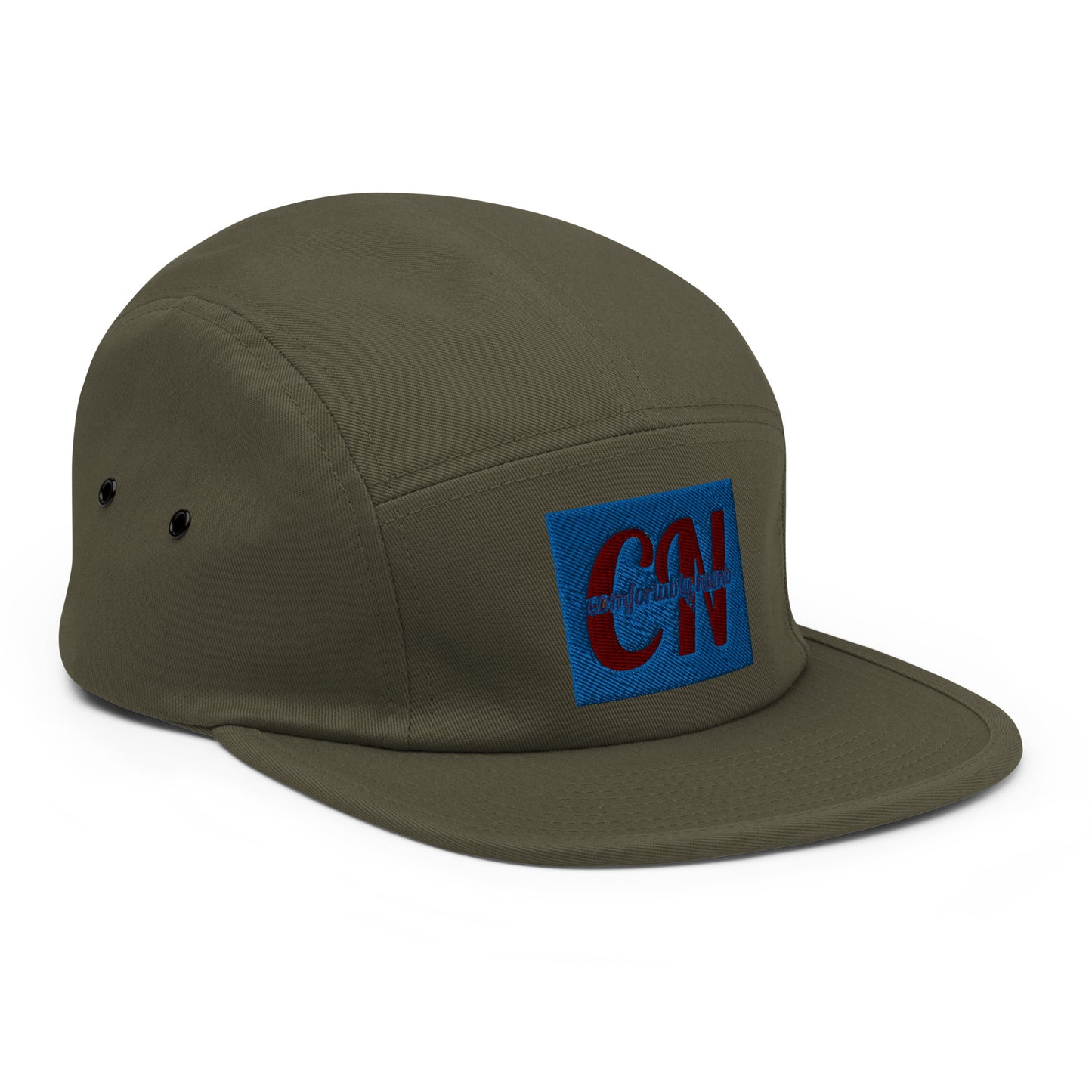 Five Panel Cap Comfortably Numb Clothing Brand Logo