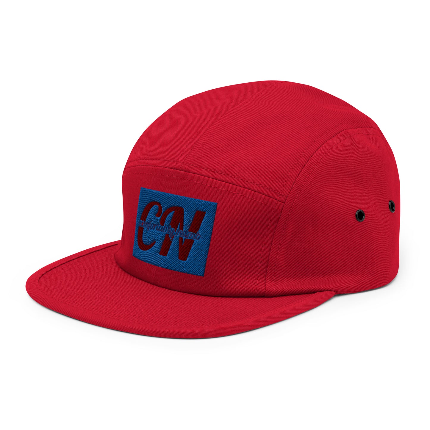 Five Panel Cap Comfortably Numb Clothing Brand Logo