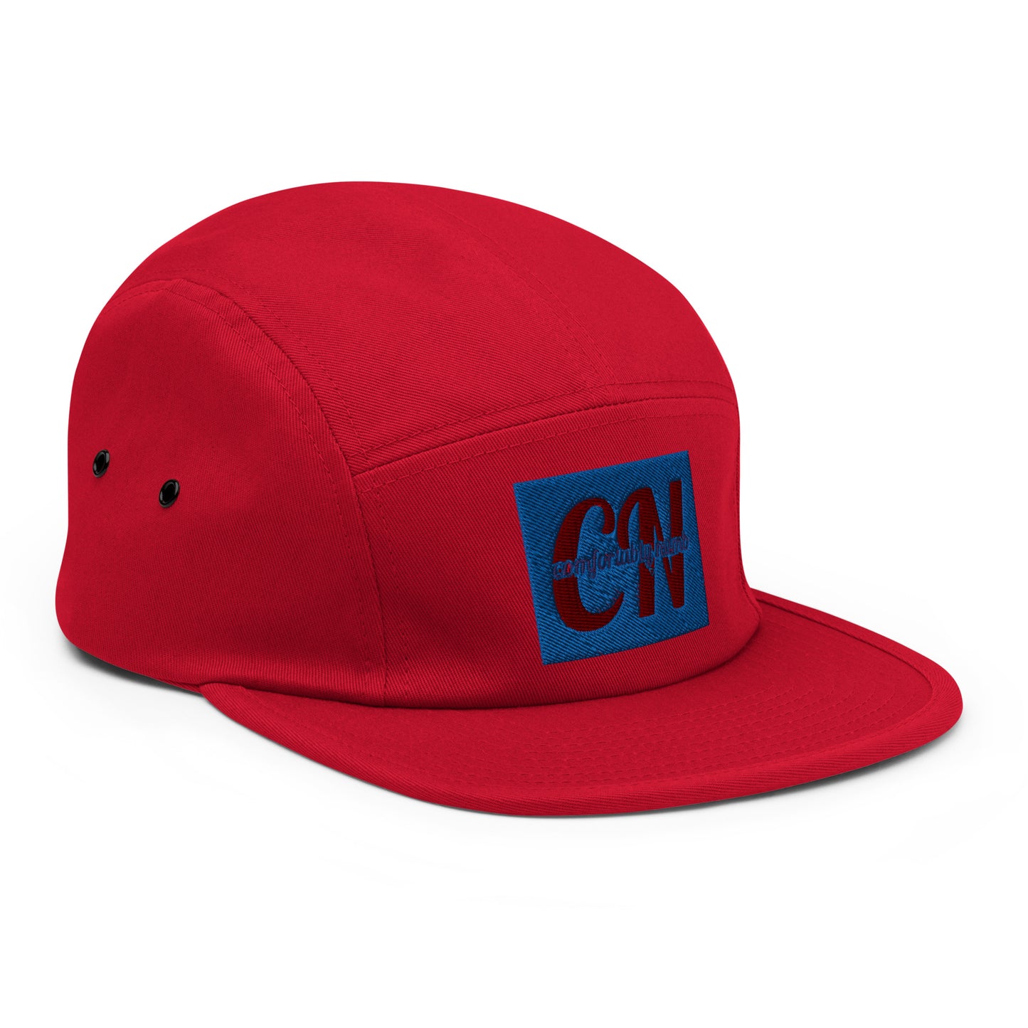Five Panel Cap Comfortably Numb Clothing Brand Logo