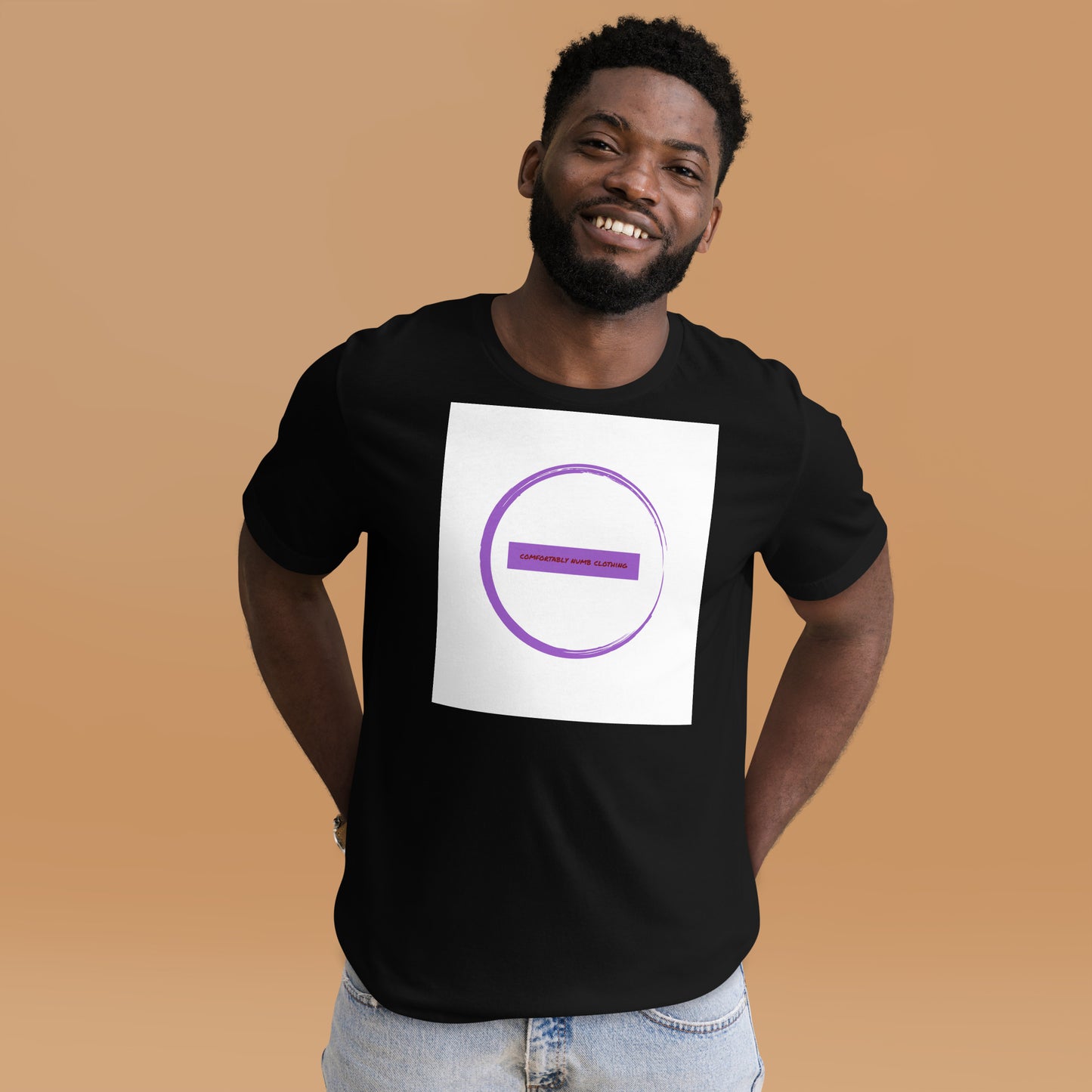 Unisex t-shirt Comfortably Numb Clothing Branded Logo