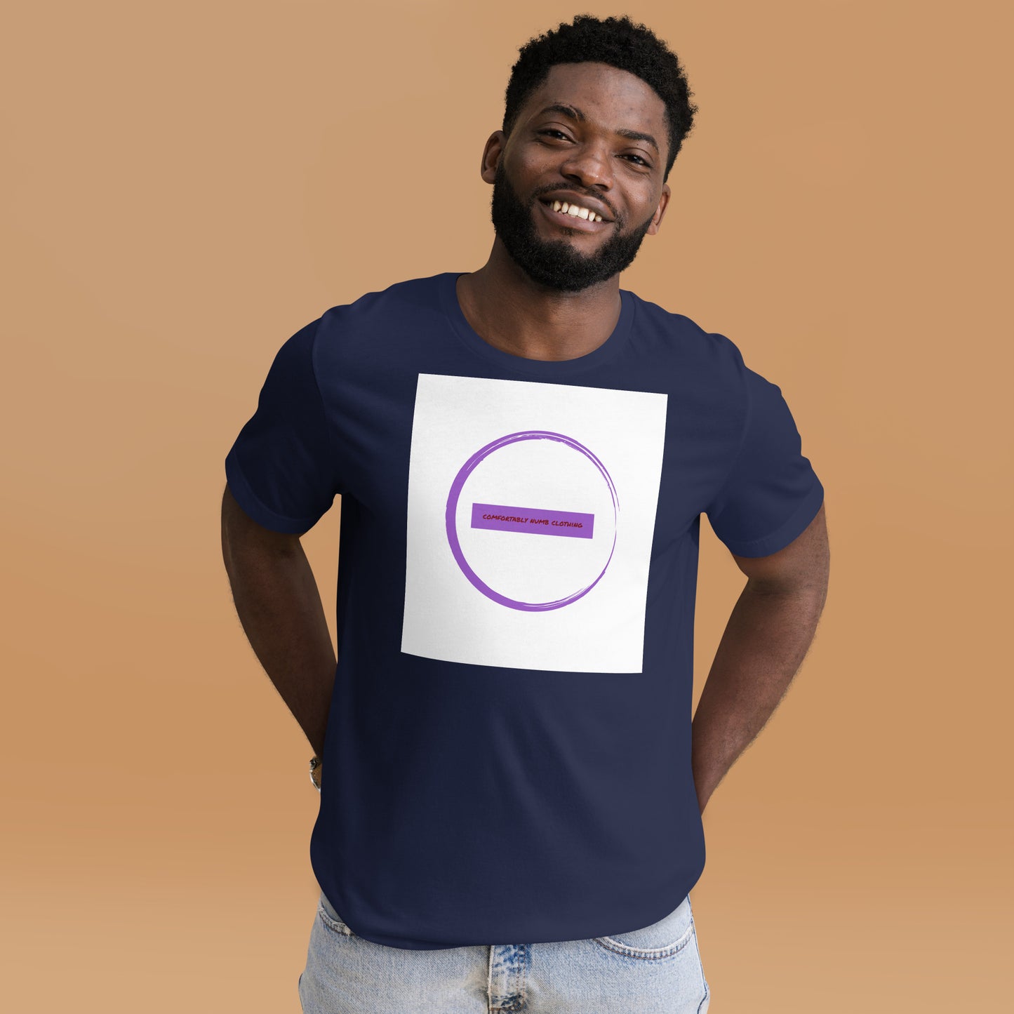 Unisex t-shirt Comfortably Numb Clothing Branded Logo