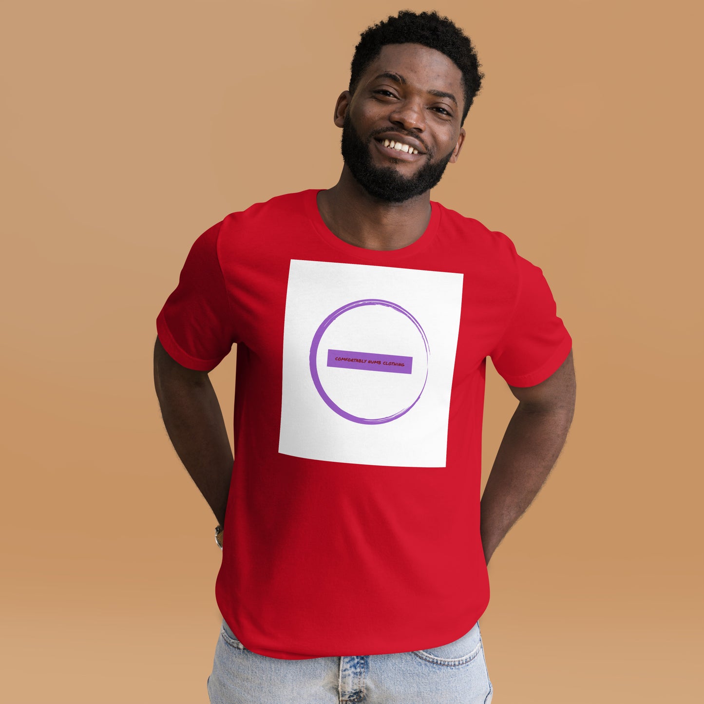 Unisex t-shirt Comfortably Numb Clothing Branded Logo