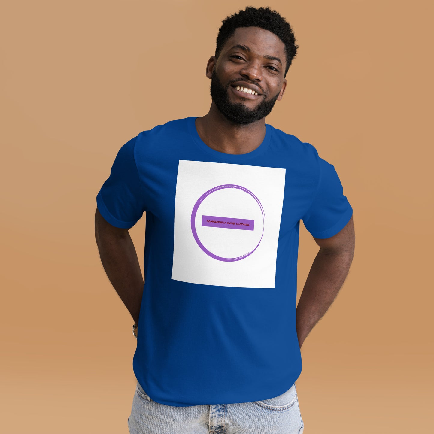 Unisex t-shirt Comfortably Numb Clothing Branded Logo
